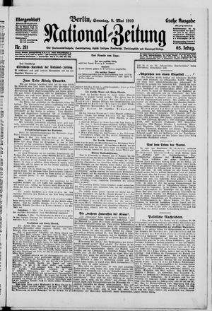 Nationalzeitung vom 07.05.1910