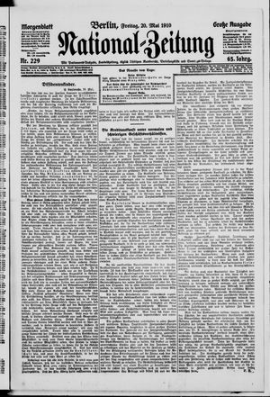 Nationalzeitung vom 20.05.1910