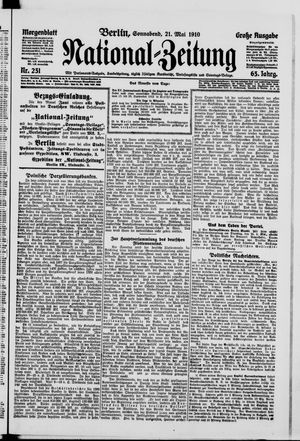 National-Zeitung vom 21.05.1910