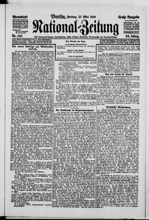 National-Zeitung vom 27.05.1910