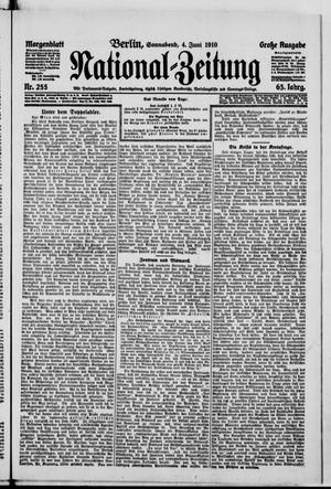 National-Zeitung vom 04.06.1910