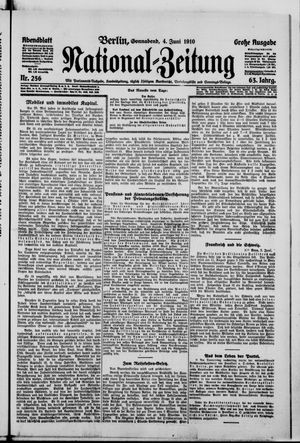 National-Zeitung vom 04.06.1910