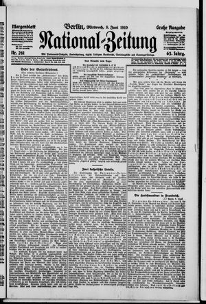 National-Zeitung vom 08.06.1910