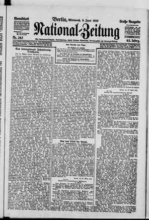 National-Zeitung vom 08.06.1910