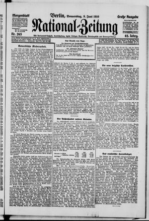 National-Zeitung vom 09.06.1910