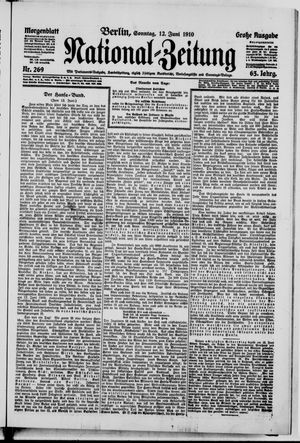 National-Zeitung vom 12.06.1910