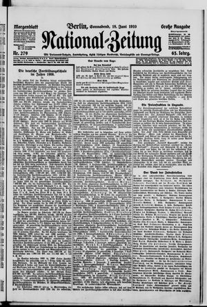 National-Zeitung vom 18.06.1910