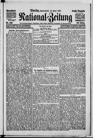 National-Zeitung vom 18.06.1910