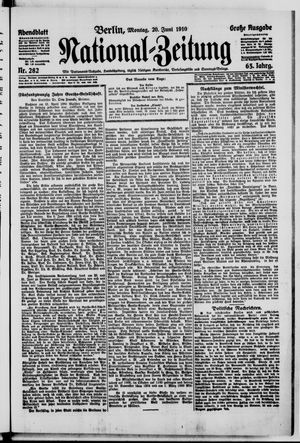 National-Zeitung vom 20.06.1910