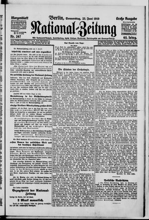 National-Zeitung vom 23.06.1910