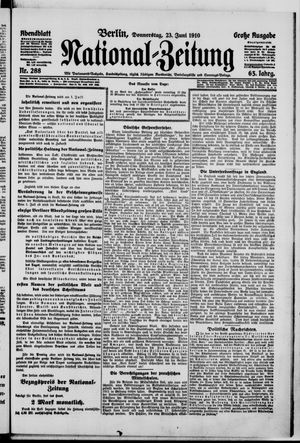 National-Zeitung vom 23.06.1910