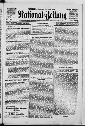National-Zeitung vom 26.06.1910