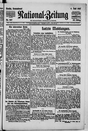National-Zeitung vom 09.07.1910
