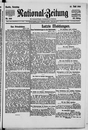 National-Zeitung vom 10.07.1910
