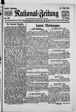 National-Zeitung vom 12.07.1910
