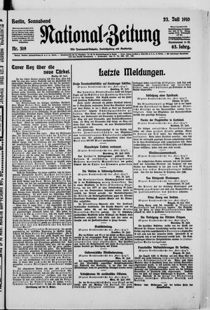 National-Zeitung vom 23.07.1910