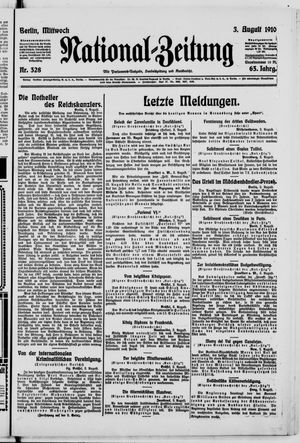 National-Zeitung vom 03.08.1910