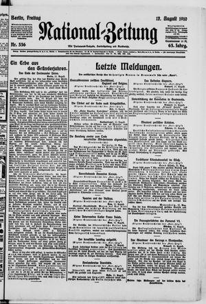 National-Zeitung vom 12.08.1910