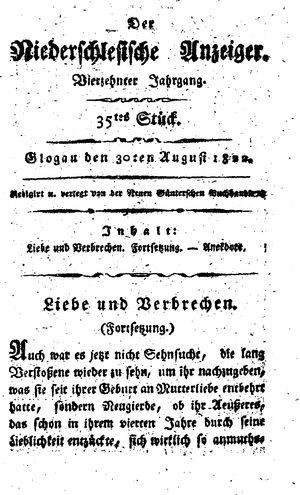 Der niederschlesische Anzeiger vom 30.08.1822