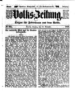 Volks-Zeitung on Nov 30, 1856