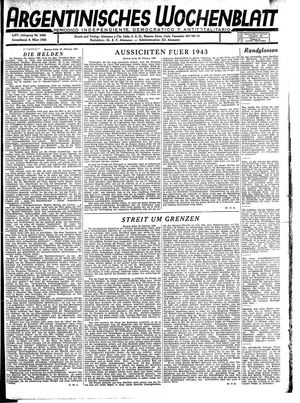 Argentinisches Wochenblatt vom 06.03.1943