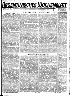 Argentinisches Wochenblatt vom 20.03.1943