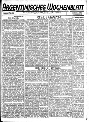 Argentinisches Wochenblatt on May 15, 1943