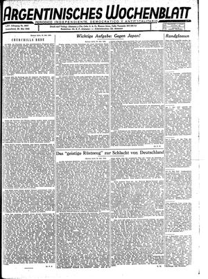 Argentinisches Wochenblatt vom 29.05.1943