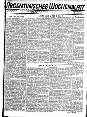Argentinisches Wochenblatt vom 04.09.1943