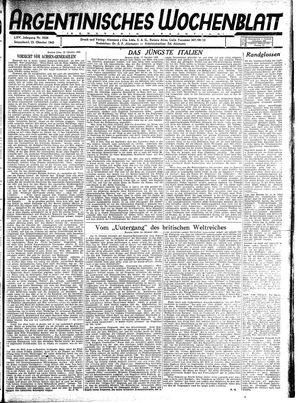 Argentinisches Wochenblatt vom 23.10.1943