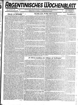 Argentinisches Wochenblatt vom 25.12.1943