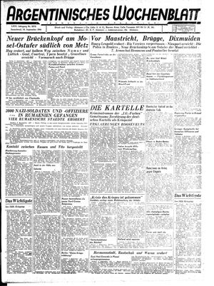 Argentinisches Wochenblatt vom 16.09.1944