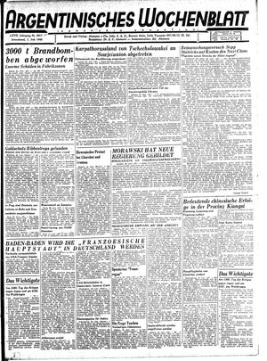 Argentinisches Wochenblatt vom 07.07.1945