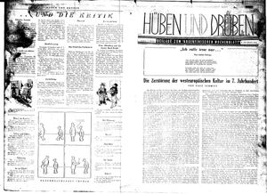 Hüben und drüben vom 31.10.1942