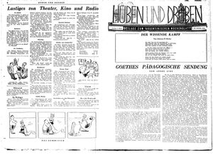 Hüben und drüben vom 09.01.1943