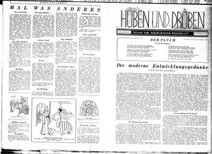 Hüben und drüben vom 20.11.1943