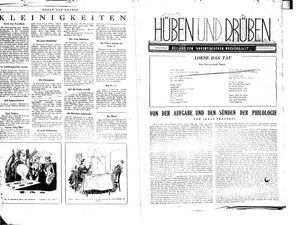 Hüben und drüben vom 08.01.1944