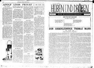 Hüben und drüben vom 02.06.1945