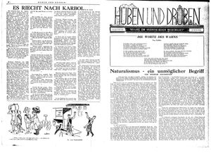Hüben und drüben vom 23.03.1946