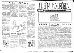 Hüben und drüben on May 25, 1946