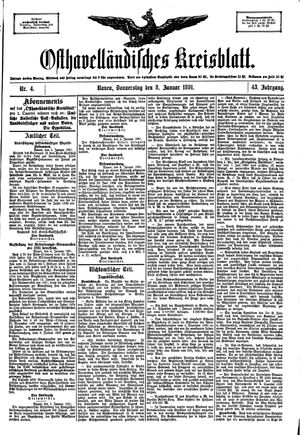 Osthavelländisches Kreisblatt vom 08.01.1891