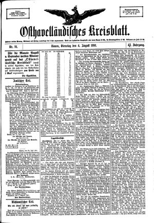 Osthavelländisches Kreisblatt vom 04.08.1891