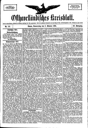 Osthavelländisches Kreisblatt vom 08.10.1891