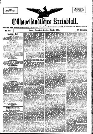 Osthavelländisches Kreisblatt vom 24.10.1891