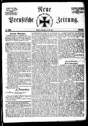 Neue preußische Zeitung vom 30.07.1848