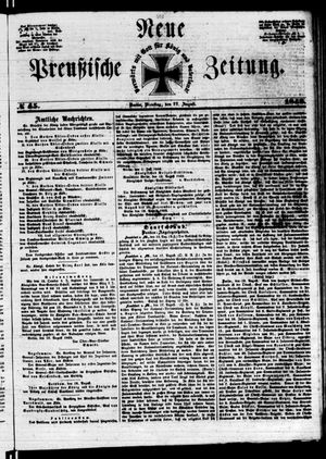 Neue preußische Zeitung vom 22.08.1848