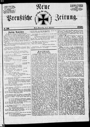 Neue preußische Zeitung vom 07.09.1848