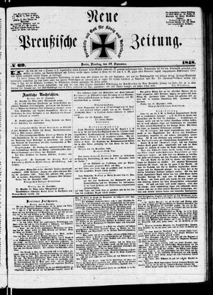 Neue preußische Zeitung vom 19.09.1848
