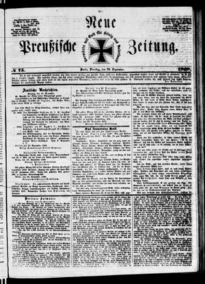 Neue preußische Zeitung vom 26.09.1848