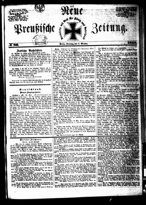 Neue preußische Zeitung vom 01.10.1848